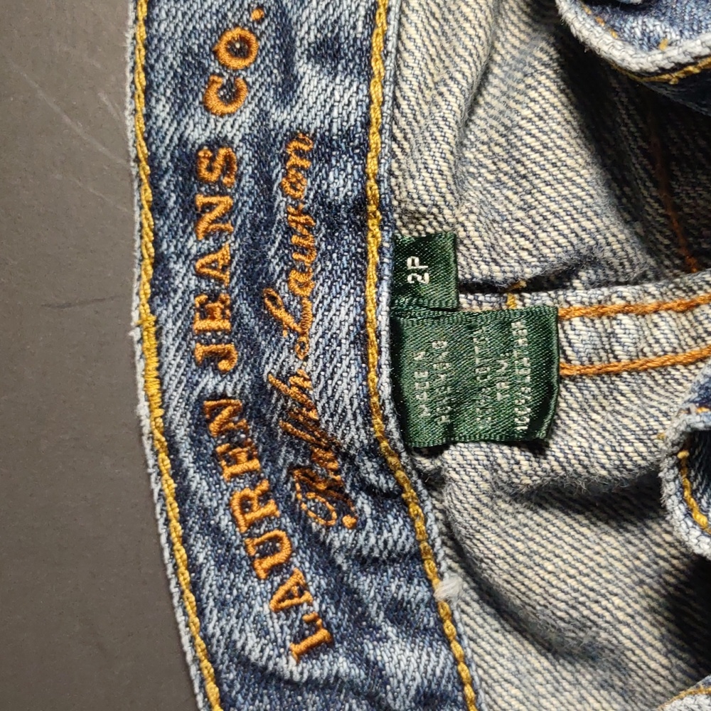 Ralph Lauren blue Bootcut jeans size 2 petite